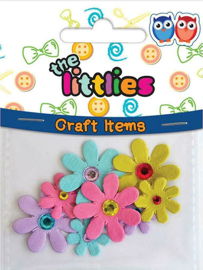 The Littlies Διακοσμητικό Λουλούδι για DIY Κατασκευές 8τμχ