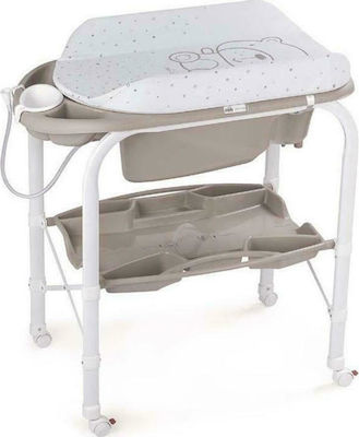 Cam Baby Bath-Changing Table Cambio Marrone Bianco