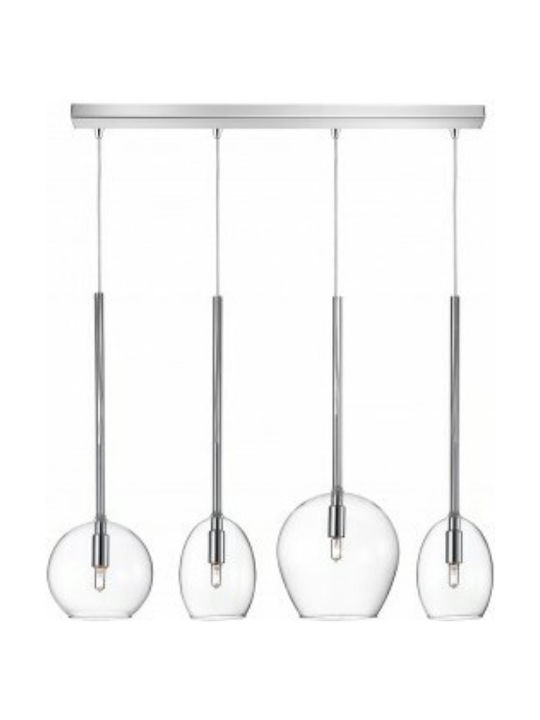 Luma Pendant Chandelier Rail for 4 Bulbs G9 Tra...