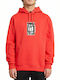 Volcom Merick Men's Sweatshirt with Hood and Pockets Red