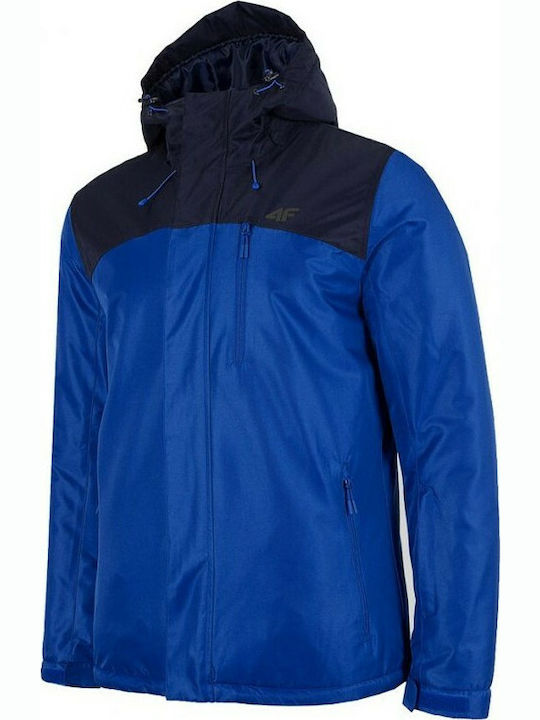 4F Men's Ski & Snowboard Jacket Blue H4Z19-KUMN002-30S