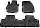 Rezaw Plast Set of Front and Rear Mats 3pcs Tray Type for Mazda 5 2004+ Black