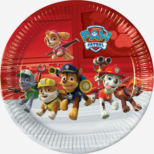 Procos Paw Patrol - Ready For Action Farfurie Pentru Petreceri 8 Bucăți