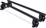 Menabo 130cm. 4D 2005-2013 for Cars with Factory Bars (with Roof Rack Legs) Black