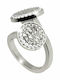 Rebecca Ring with Zircon made of Steel