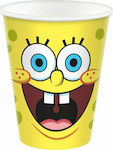 Amscan Spongbob Glass 8pcs