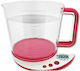 Hoomei Digitale Küchenwaage mit Krug bis 5kg Rosa