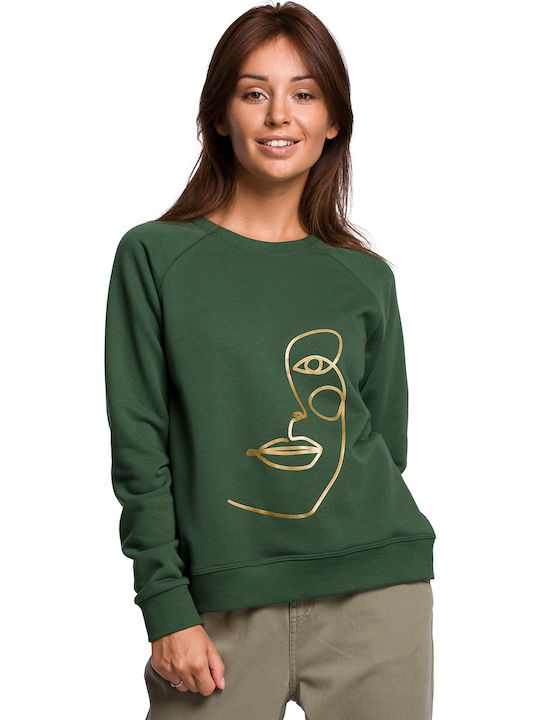 BeWear B167 Women's Sweatshirt Green