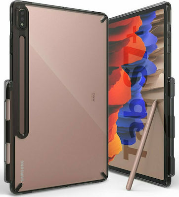 Ringke Fusion PC Case TPU Bumper Back Cover Υποδοχή Στυλό Γκρι (Galaxy Tab S7+)