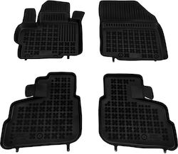 Rezaw Plast Auto Fußmatten Satz Vorder- und Rückseite 4 Stück für Mitsubishi Space Star 2012-2018 Schwarze Rezaw Plast Auto Fußmatten Satz Vorder- und Rückseite 4 Stück für Mitsubishi Space Star 2012-2018 Schwarze