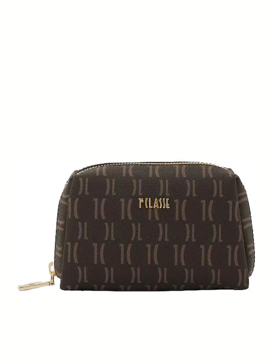 Alviero Martini 1a Classe Toiletry Bag in Brown color 14cm