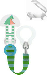 Mam Pacifier Ribbon Clip It! & Cover Made of Gr...