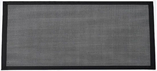 Dreptunghiular Covoraș de Bucătărie Negru / Alb 50x80εκ.