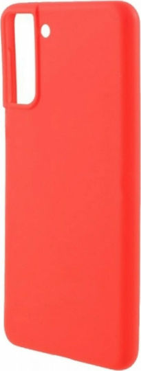 Senso Liquid Back Cover Σιλικόνης Κόκκινο (Galaxy S21 5G)