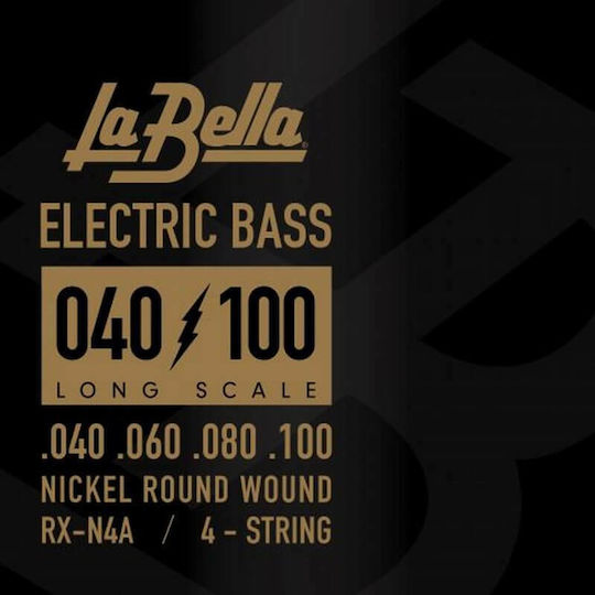 La Bella Rx Nichel Wound Set Corzi Pentru Bas 40 - 100