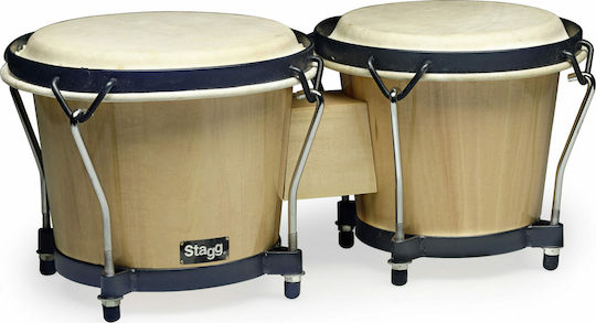 Stagg Traditional Wooden Bongo Set Bongos