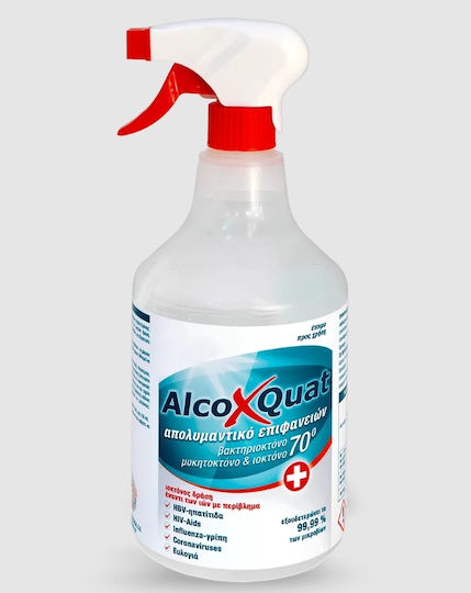 Alcofarm AlcoXQuat Καθαριστικό Spray Γενικής Χρήσης με Απολυμαντική Δράση 1lt