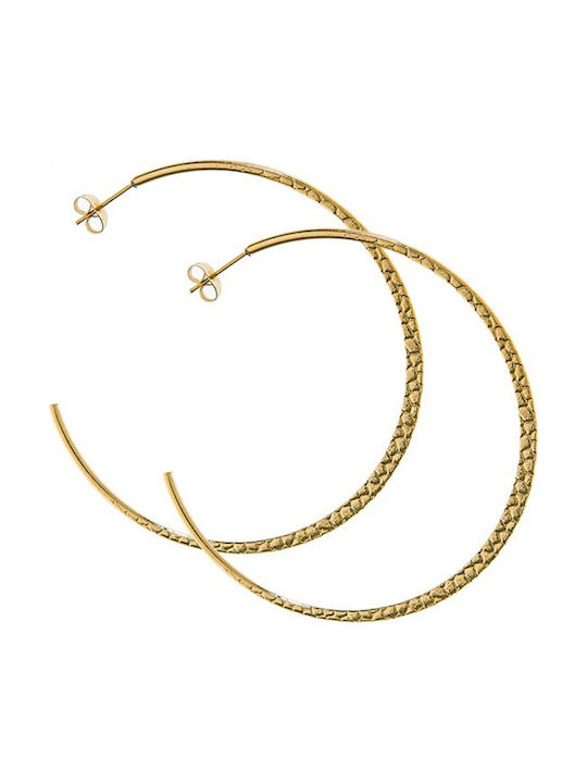 Bode Earrings Hoops made of Steel Gold Plated