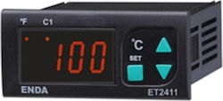 Enda ET2412 Thermostat Industrial Type Digital Thermostat with 2 relays 230V (-60°C to +150°C) 03.053.0039