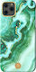 Kingxbar Marble Back Cover Plastic Green (iPhone 11)