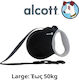 Alcott Foldable Dog Leash/Lead Strap Adventure Large 5μ. up to 50kg Black in Black color 5m up to 50kg