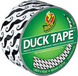 Duck Washi Tape 48mm x 9.1m Print Mustache