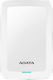 Adata HV300 USB 3.1 External 2.5" HDD 1TB White