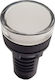 Xindali LED Ενδεικτική Λυχνία 230V Κόκκινο 1τμχ 022-016230101