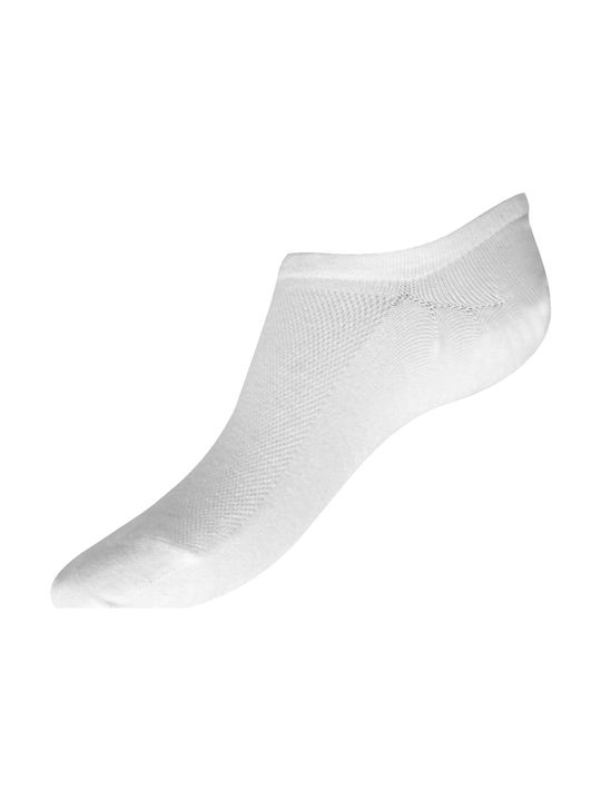 Walk Damen Einfarbige Socken Weiß 1Pack