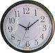 Wall Clock Plastic Black Ø40cm