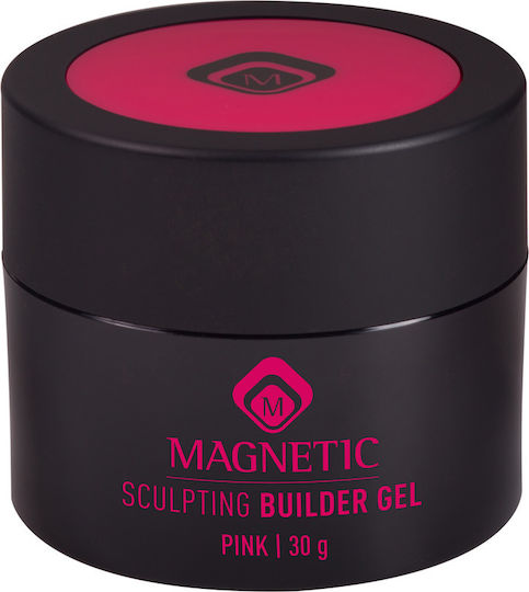 Magnetic Nail Design Sculpting Builder Builder Nail Gel PINK 30gr