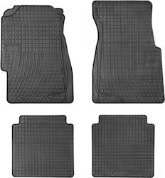 Frogum Set of Front and Rear Mats 4pcs from Rubber for Honda Civic Black