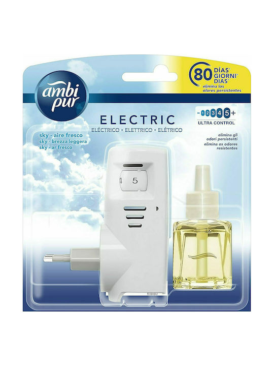 Ambi Pur Spray Device Electric with Fragrance Sky 21.5ml