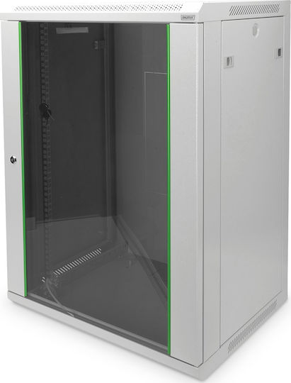 Digitus Επιτοίχια Καμπίνα Rack 16U 60x45x81.6cm Λευκό 16-U-EC