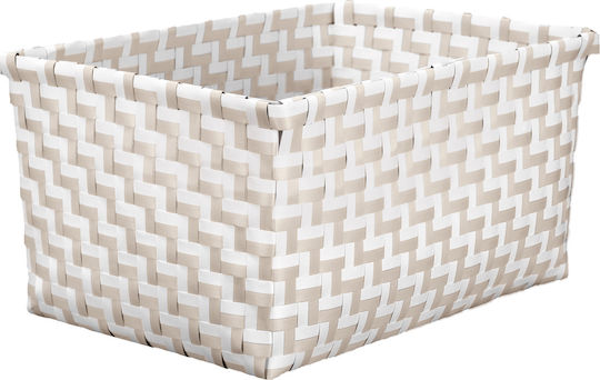 Kleine Wolke Storage Basket Plastic Natural 33x17x23cm 1pcs
