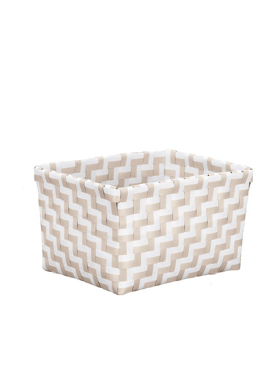 Kleine Wolke Storage Basket Plastic Natural 20x...