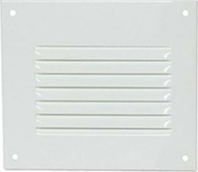 Europlast 101- Square Vent Louver with Sieve 10x10cm