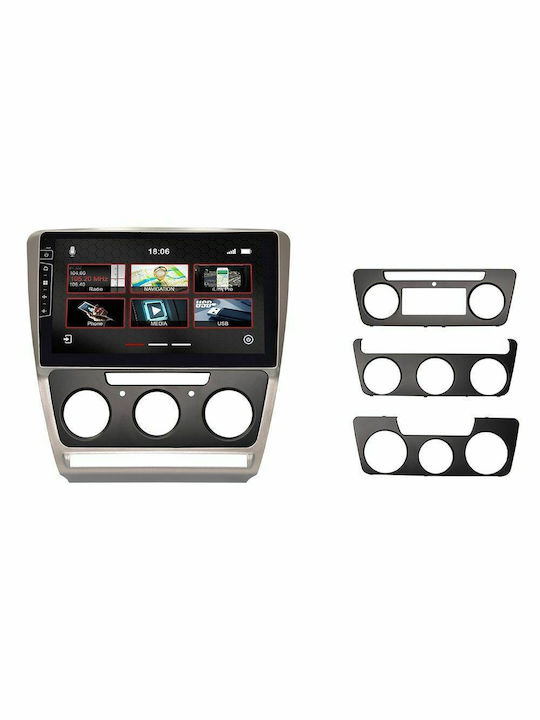 Dynavin Ηχοσύστημα Αυτοκινήτου για Skoda Octavia 2005-2012 (Bluetooth/USB/AUX/WiFi/GPS/Apple-Carplay/Android-Auto) με Οθόνη Αφής 10"