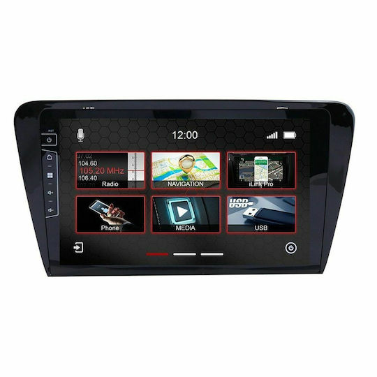 Dynavin Sistem Audio Auto pentru Skoda Octavia 2013-2019 (Bluetooth/USB/AUX/WiFi/GPS/Apple-Carplay/Android-Auto) cu Ecran Tactil 10"