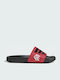 Adidas Chinelo Flamengo Adilette Shower Slides Core Black / Scarlet Red