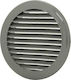 Europlast 101- Vent Louver 10x10cm Round with S...