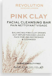 Revolution Beauty Pink Clay Facial Cleansing Bar 100gr