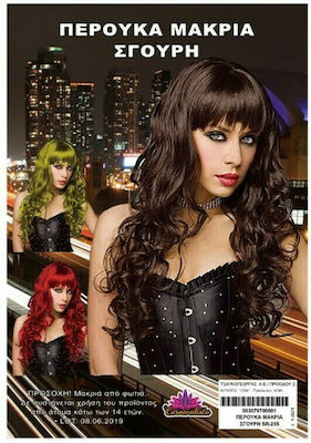 Carnival Wig Curly Red