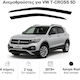 Heko Satz Windabweiser Vordere Dark Fime für Volkswagen T-Kreuz 2Stück