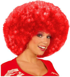 231960 Carnival Wig Afro Red