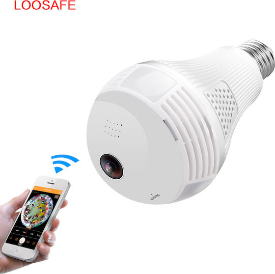 Κρυφή Κάμερα WiFi Λάμπα 1080p με Υποδοχή για Κάρτα Μνήμης