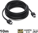 Lineme HDMI 2.0 Cablu HDMI de sex masculin - HDMI de sex masculin 10m Negru