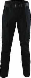 Apu Ossa 80515 Bărbați Lung Pantaloni de drumeție Negru