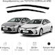 Heko Set deflectoare de vânt Dark Fime pentru Toyota Corolla 2buc