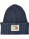 Fyre Caper Beanie Ανδρικός Σκούφος με Rib Πλέξη Blue Marine N0YGSF176